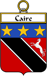 French Coat of Arms Badge for Caire