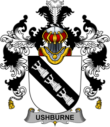 Irish Family Coat of Arms (v.25b) Ushburne