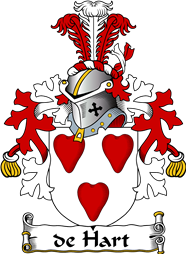 Dutch Coat of Arms for de Hart