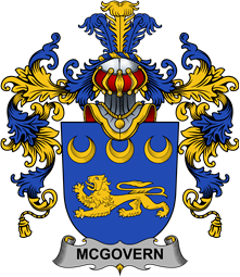 Irish Family Coat of Arms (v.25b) McGovern or McGauran