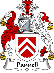 English Coat of Arms for the family Pannell