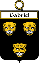 French Coat of Arms Badge for Gabriel