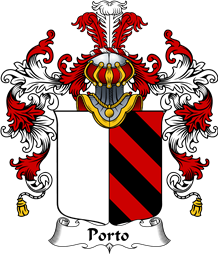 Italian Family Coat of Arms (v.25b) Porto