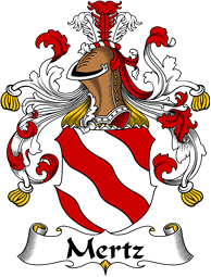 German Wappen Coat of Arms for Mertz