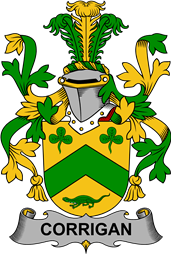 Irish Coat of Arms for Corrigan or O