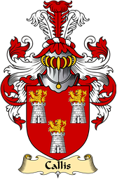 English Coat of Arms (v.23) for the family Callis
