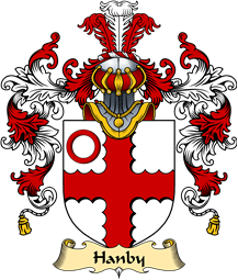 English Family Coat of Arms (v.25) Hanby
