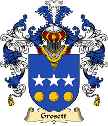 Scottish Family Coat of Arms (v.25) Grosset or Grosett