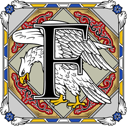 Eagle Alphabet F
