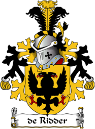 Dutch Coat of Arms for de Ridder
