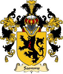 English Family Coat of Arms (v.25) Sames or Samms
