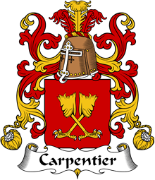 Coat of Arms from France for Carpentier