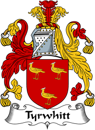 English Coat of Arms for the family Tyrwhitt