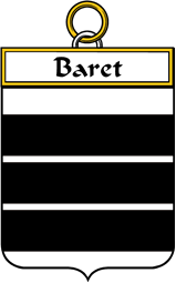 French Coat of Arms Badge for Baret