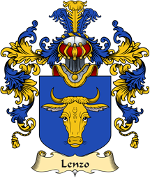 Italian Family Coat of Arms (v.25a) Lenzo