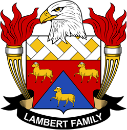 Coat of arms used by the Lambert family in the United States of America