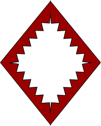 Diamond Shield-Bordure Indented