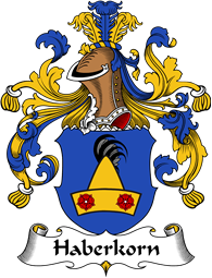 German Wappen Coat of Arms for Haberkorn