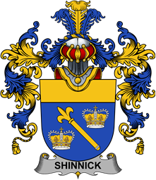Irish Family Coat of Arms (v.25b) Shinnick
