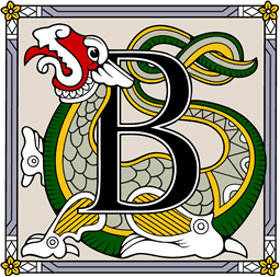 Heraldic Alphabet B