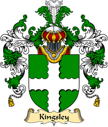 English Family Coat of Arms (v.25) Kingsley