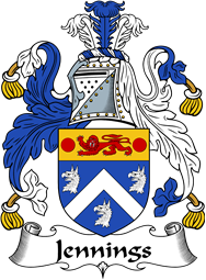 Irish Coat of Arms for Jennings or Jennyns