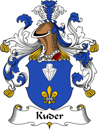 German Wappen Coat of Arms for Kuder