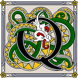Heraldic Alphabet Q