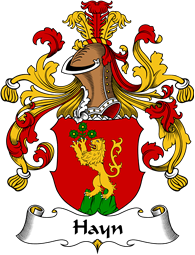 German Wappen Coat of Arms for Hayn