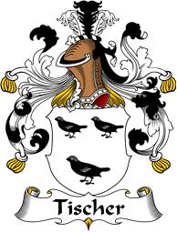 German Wappen Coat of Arms for Tischer