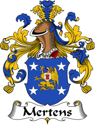 German Wappen Coat of Arms for Mertens