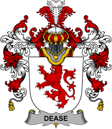 Irish Family Coat of Arms (v.25b) Dease
