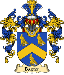 English Family Coat of Arms (v.25) Baxter