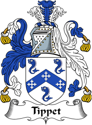 English Coat of Arms for the family Tippet (s)