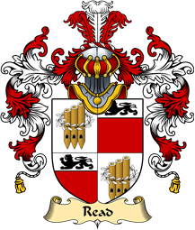 Welsh Family Coat of Arms (v.25) Read (of Roche, Laugharne, Carmanthenshire)
