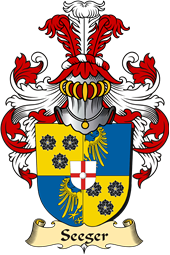 v.23 Coat of Family Arms from Germany for Seeger