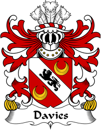 Welsh Coat of Arms for Davies (of Chester)