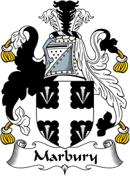 English Coat of Arms for the family Marbury