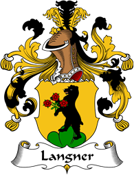 German Wappen Coat of Arms for Langner