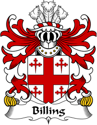 Welsh Coat of Arms for Billing (of Flint)