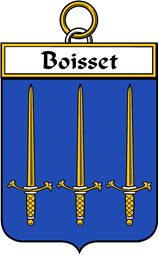 French Coat of Arms Badge for Boisset