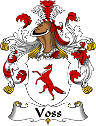 German Wappen Coat of Arms for Voss