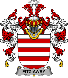 Irish Family Coat of Arms (v.25b) Fitz-Awry
