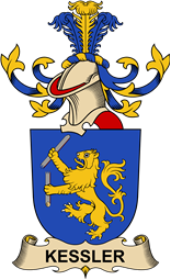 Republic of Austria Coat of Arms for Kessler (dit Sprengseisen)