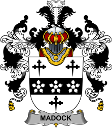 Irish Family Coat of Arms (v.25b) Madock or Maddox