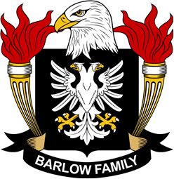 Coat of arms used by the Barlow family in the United States of America