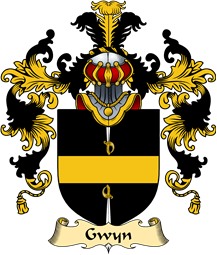 English Family Coat of Arms (v.25) Gwyn or Gwynne