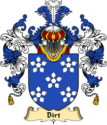 Welsh Family Coat of Arms (v.25) Birt (of Llwyndyrys, Cardiganshire)