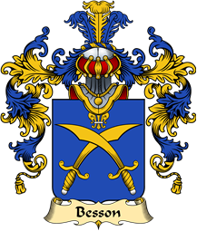French Family Coat of Arms (v.25) Besson