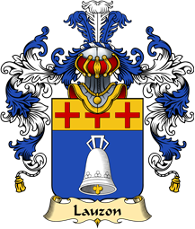 French Family Coat of Arms (v.25) Lauzon